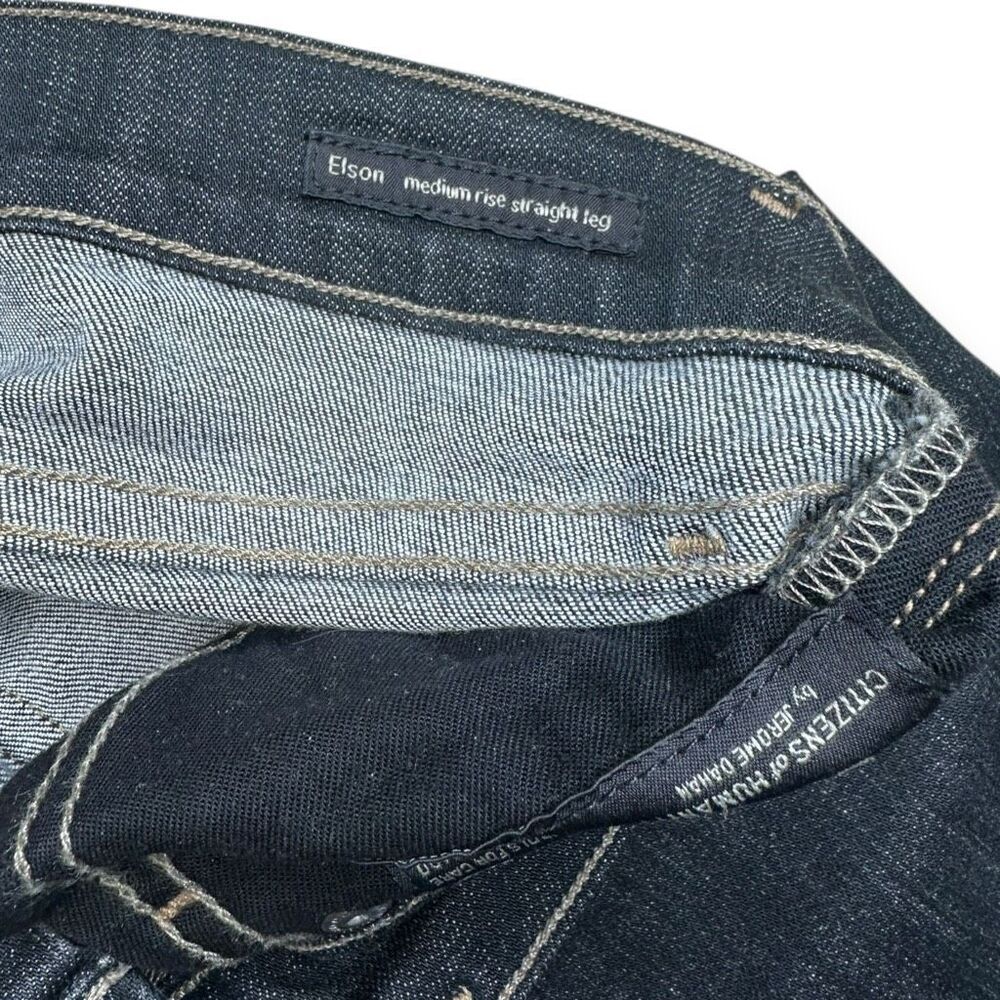 CITIZENS OF HUMANITY COH Women’s Medium Rise Straight Leg Elson Jeans Size 29 - Picture 6 of 9